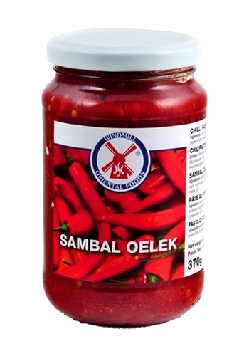 Sambal Oelek chilli paste - Windmill 370 g.